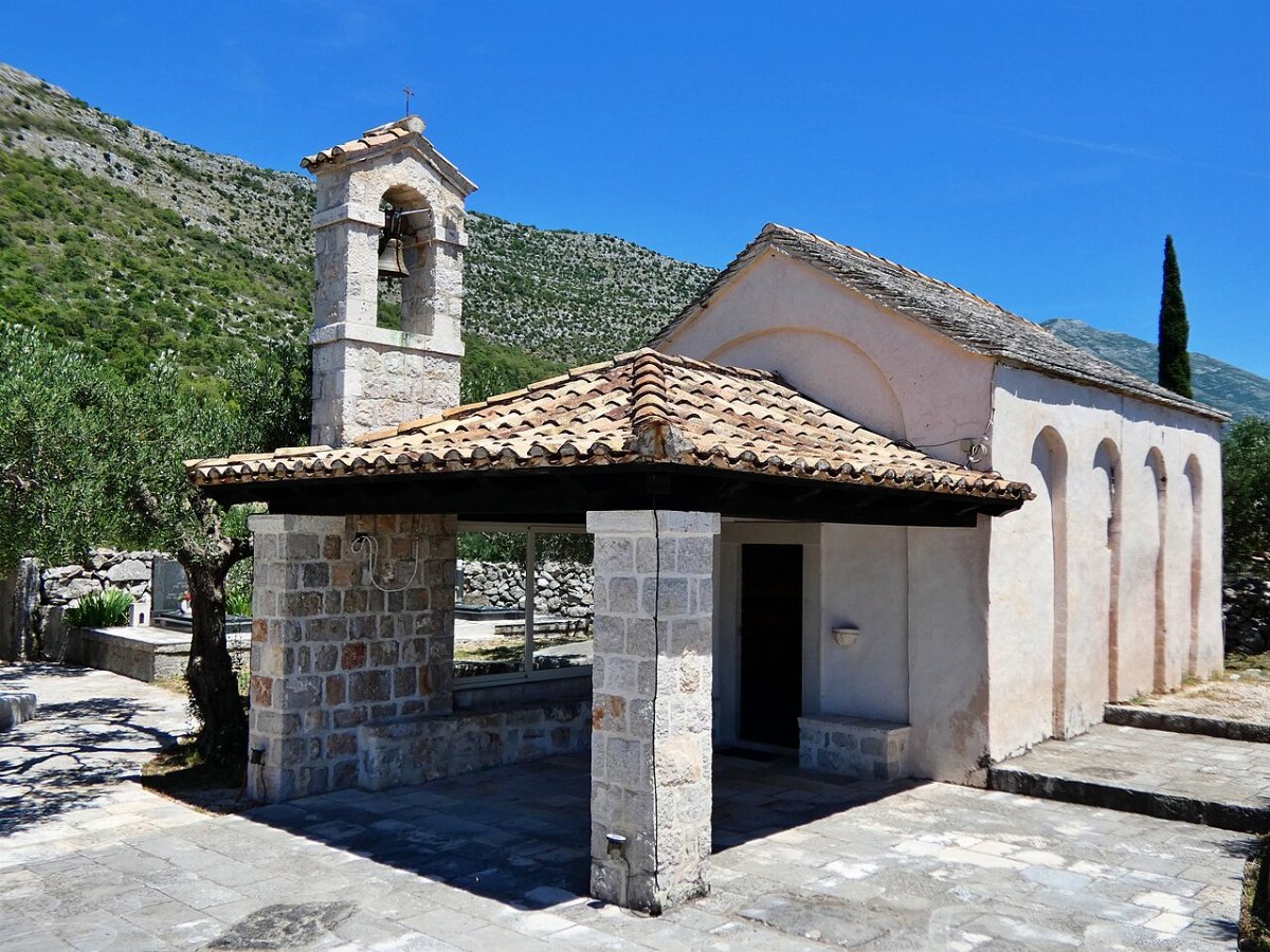 Sankt demetrius kyrka med stecci gabrili