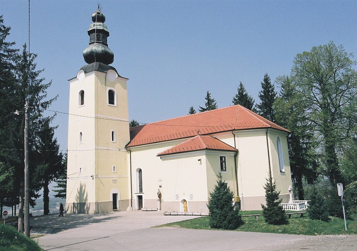Sankt nikolaus kyrkokomplex poljanica bistranska