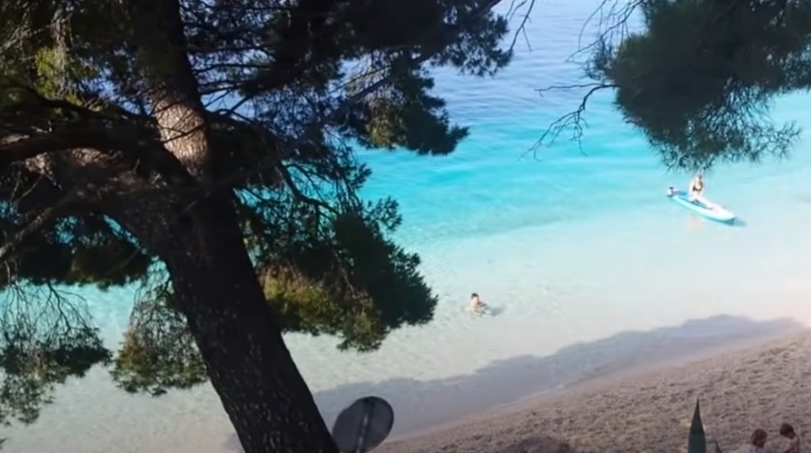 Flygfoto Över Stranden På Halvön I Kroatien Bol Zlatni Rat-foton och fler  bilder på Kroatien - iStock